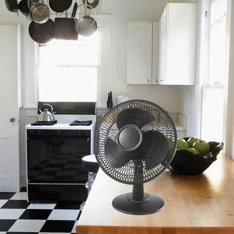 12" Oscillating Floor Fan