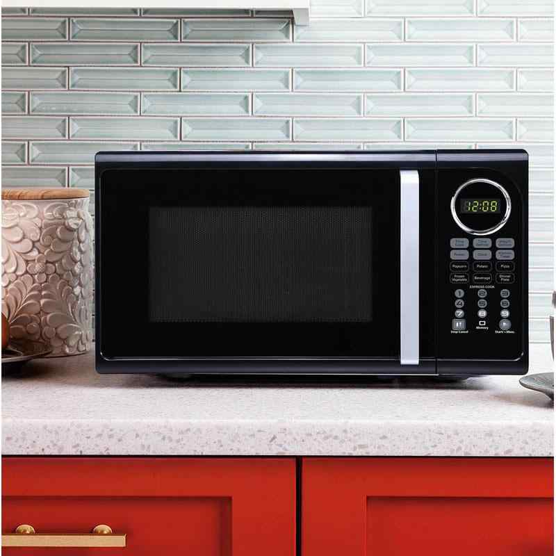 Pull Handle 19" 0.9 cu.ft. Countertop Microwave