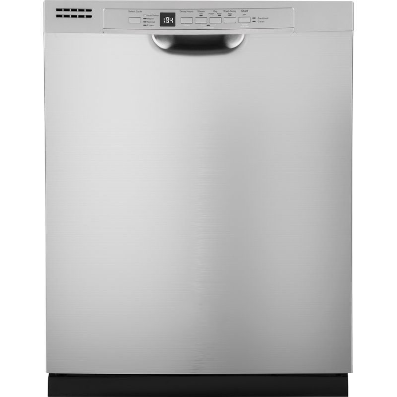 24" 54 dBA Built-In Dishwasher with Front Controls